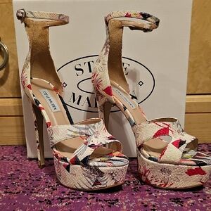 Steve Madden Bright Floral Heels